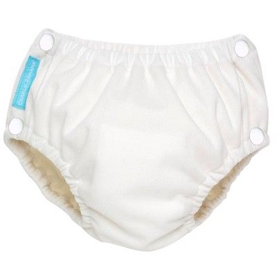 Charlie Banana Reusable Easy Snaps Swim Diaper White (Assorted Sizes) | Target