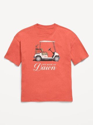 Oversized Short-Sleeve Graphic T-Shirt for Boys | Old Navy (CA)