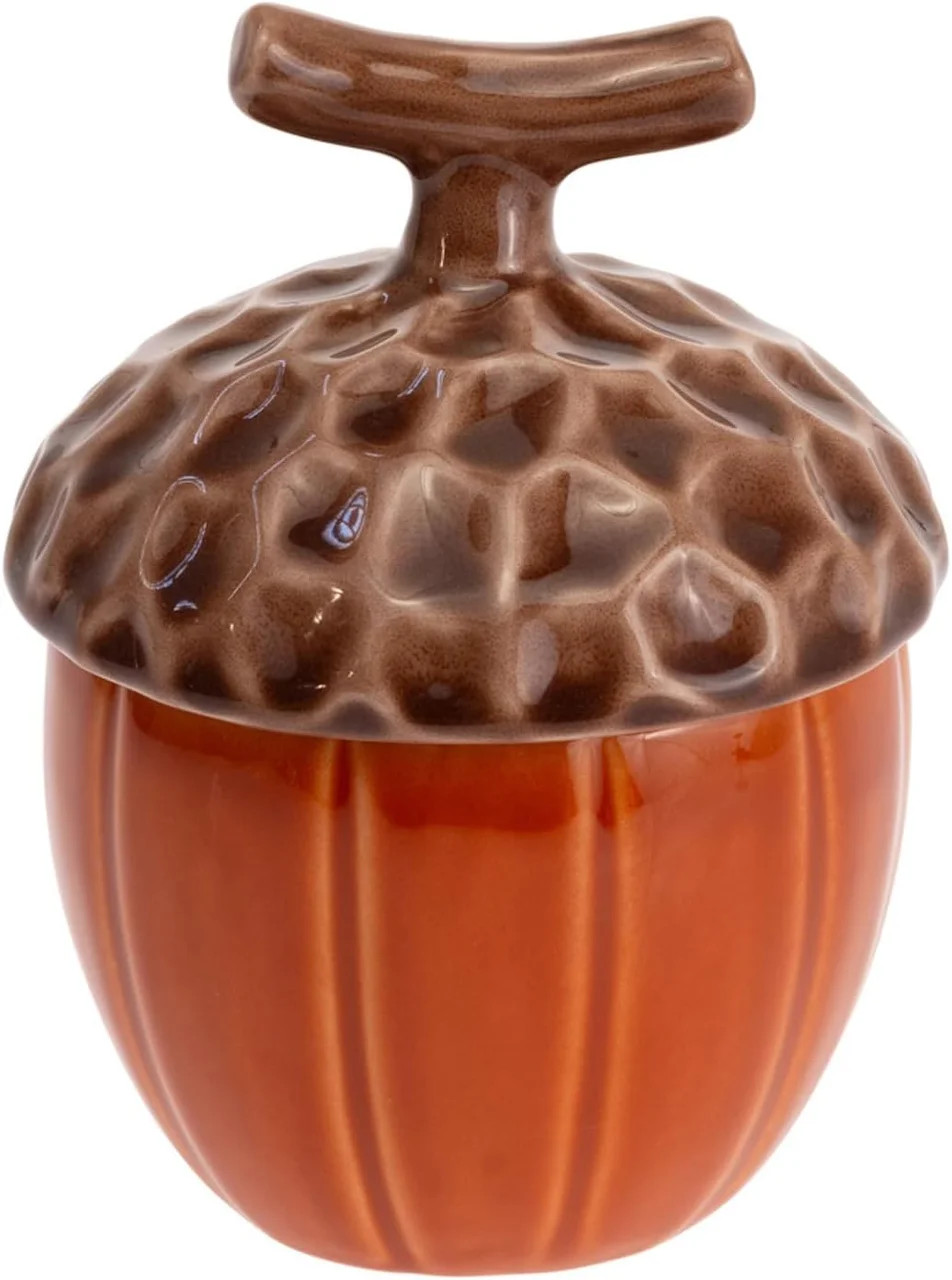 Boston International Jar with Lid, Spicy Orange Acorn (KAC24152) | Walmart (US)