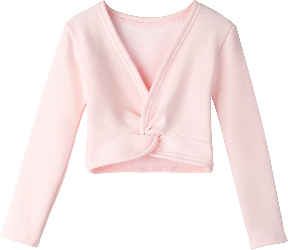Lisianthus Girls' Classic Thick Ballet Long Sleeve Wrap Top Coats | Amazon (US)