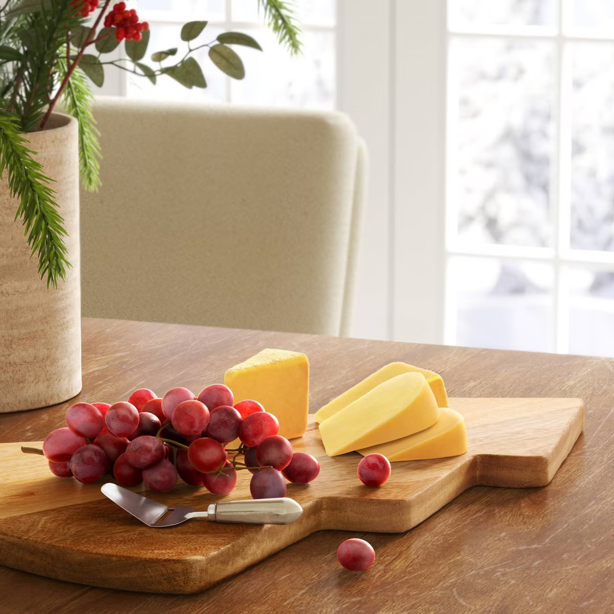 Christmas Wood Tree Serving Tray Brown - Threshold™ | Target