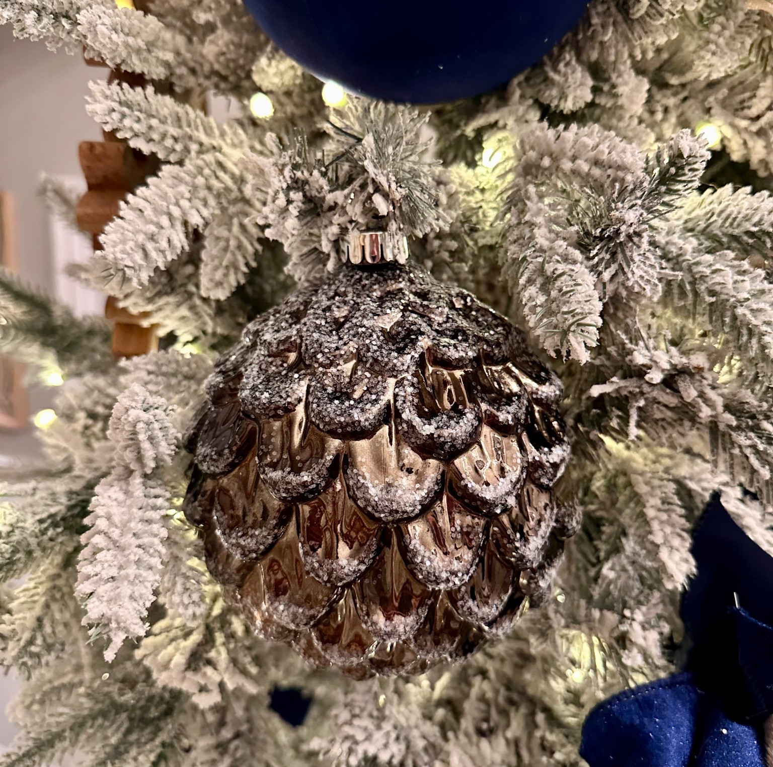 The prettiest pine cone ornaments!

#LTKSeasonal #LTKHome