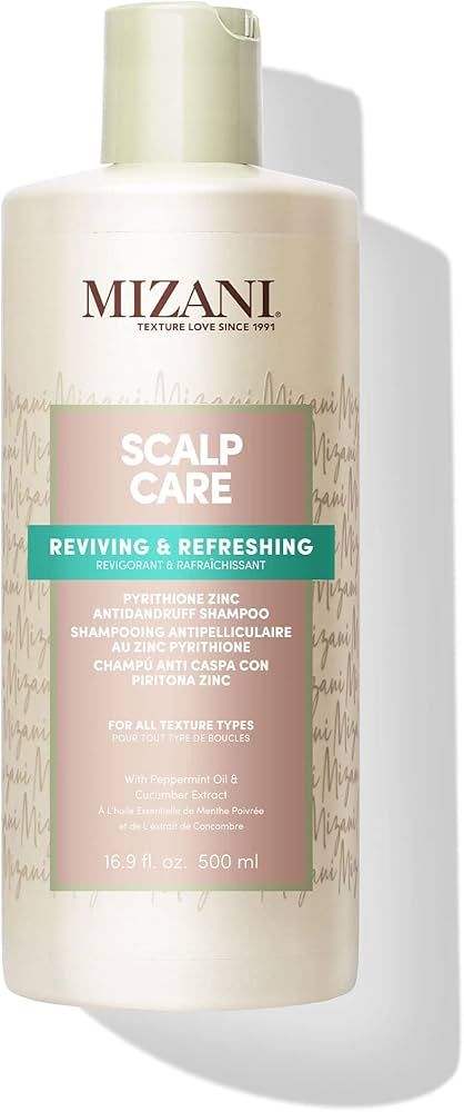 Mizani Scalp Care Dandruff Shampoo | Pyrithione Zinc | Cleanses Hair & Scalp | For Curly Hair | Amazon (US)