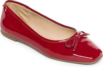 Square Toe Ballet Flat (Women) | Nordstrom