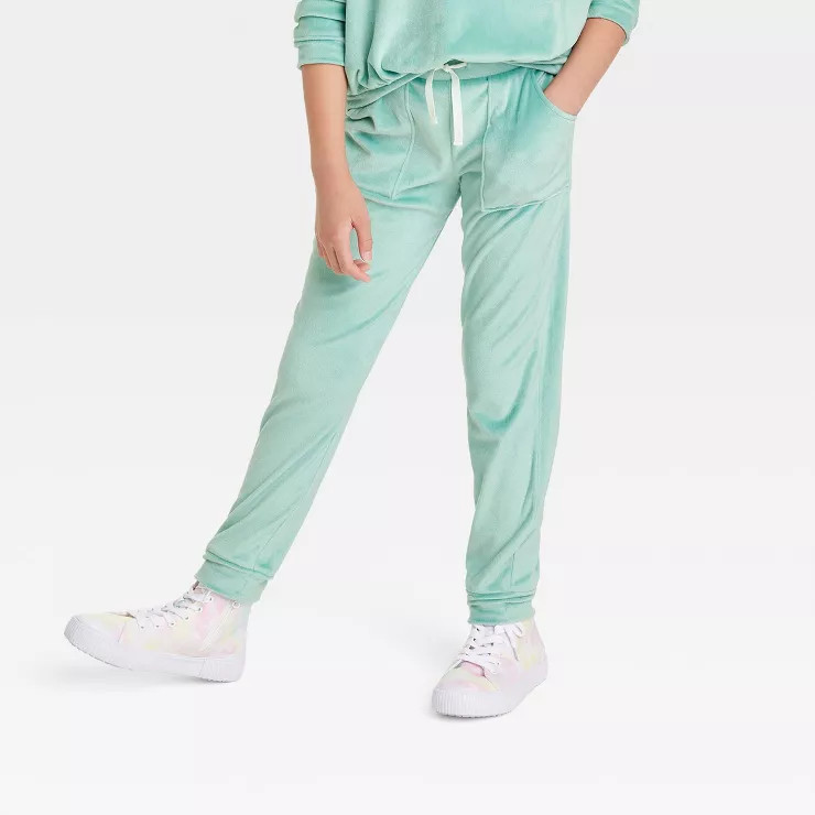 Girls' Micro Fleece Jogger Pants - Cat & Jack™ | Target