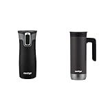 Contigo Autoseal West Loop Stainless Steel Travel Mug 16 Oz., Matte Black & Snapseal Insulated Trave | Amazon (US)