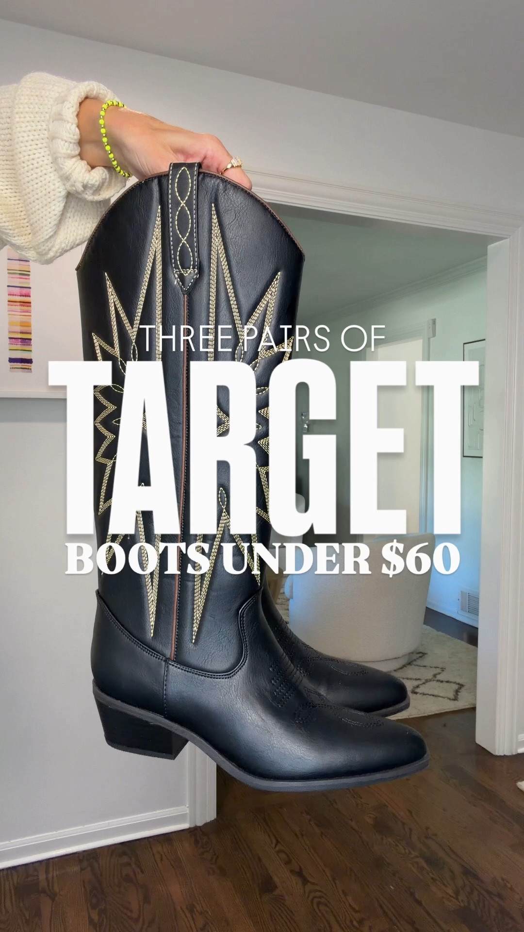 ok, you gotta see these black boots in cognac! 😮‍💨 literally nipped into target yesterday for a few minutes, and stumbled over three INSANE pairs of boots! all available in a second color too and under $60! 🙌

i always size down 1/2 size in target shoes + boots. 


🎯🎯🎯🎯🎯🎯🎯🎯🎯🎯🎯🎯

western boots. target boots. target fall. country concert. cowboy boots. red boots.

#LTKOver40 #LTKootd #LTKgrwm