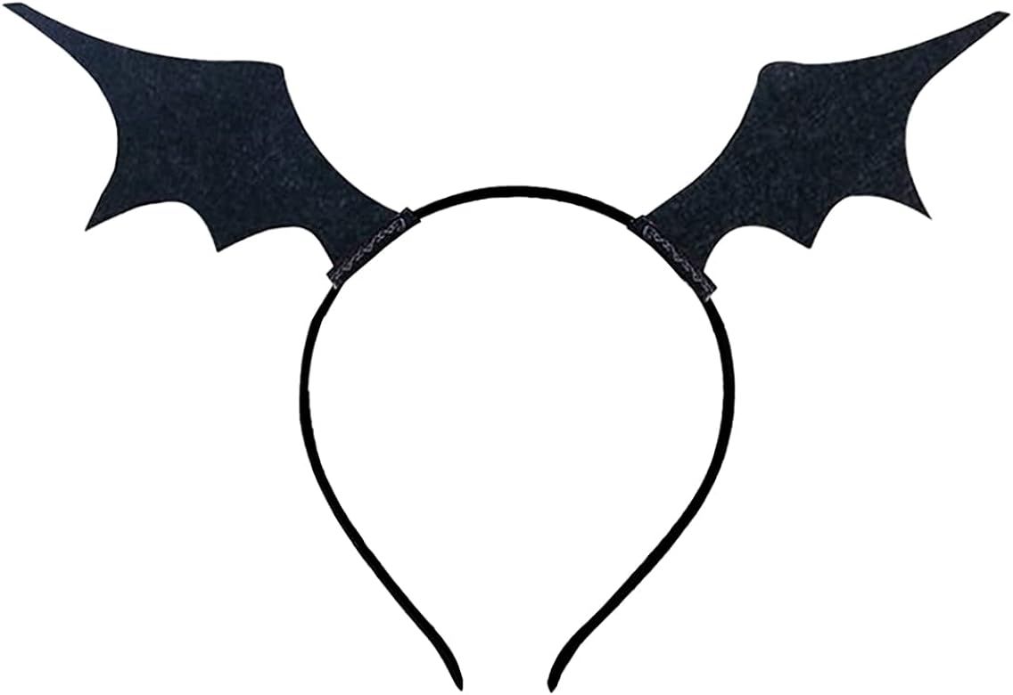 L'VOW Women Bat Wing Headband Hair Clip Cat Ear Headband Fancy Halloween party Cosplay Costume | Amazon (US)