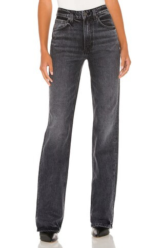 GRLFRND Melanie High Rise Boot Cut in Rockaway from Revolve.com | Revolve Clothing (Global)