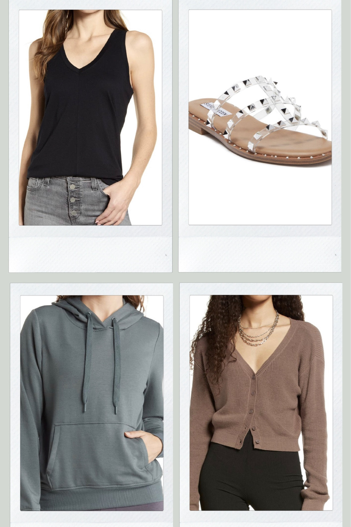 Nordstroms Rack Sale! I snagged these all for less than $14!! Some items are $5!! 
Sale
Nordstrom’s 
Steve Madden sandals 
Studded sandals
Hoodies
Cardigan 

#LTKshoecrush #LTKunder50 #LTKsalealert
