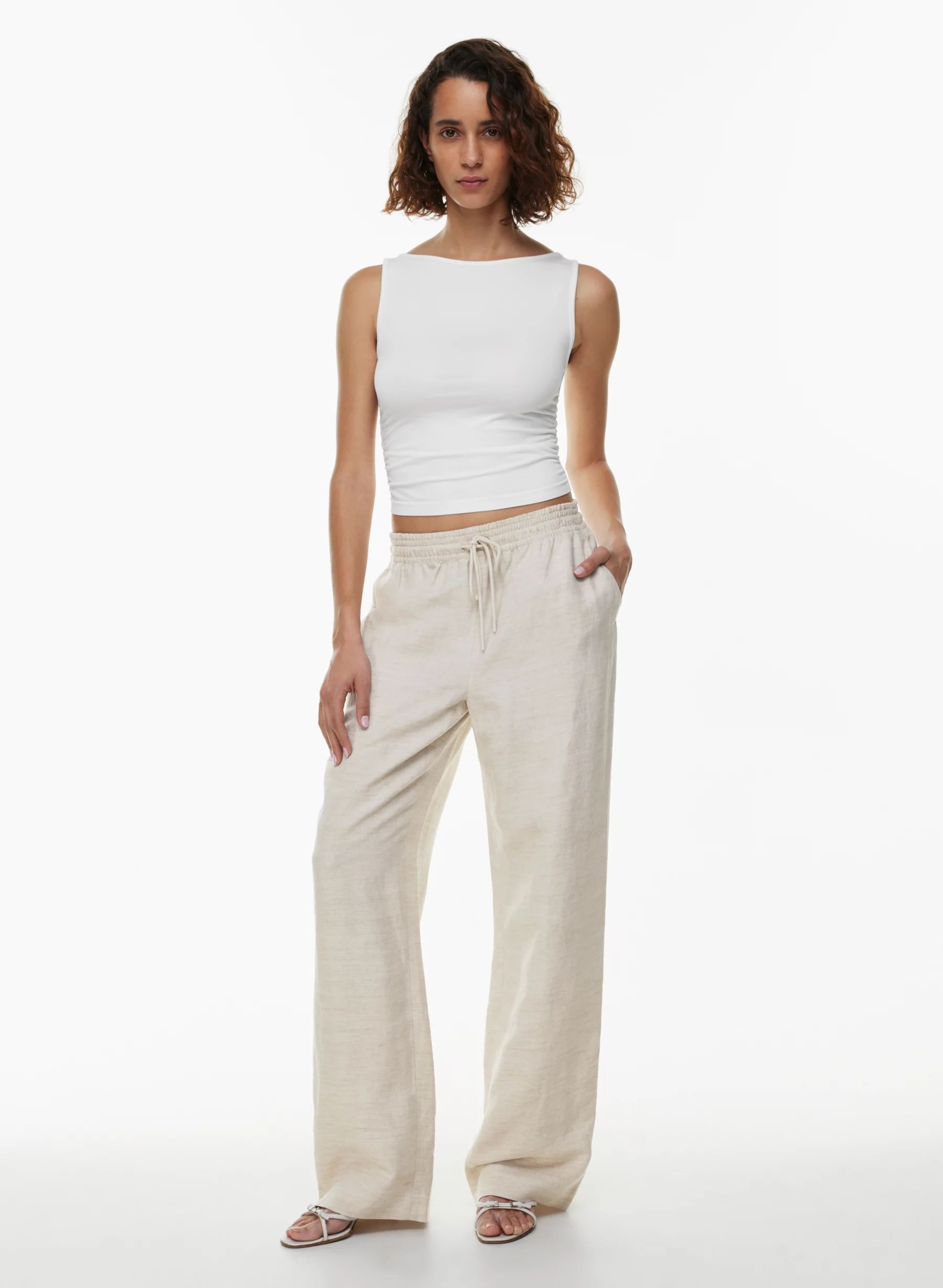 THESIS LINEN PANT | Aritzia