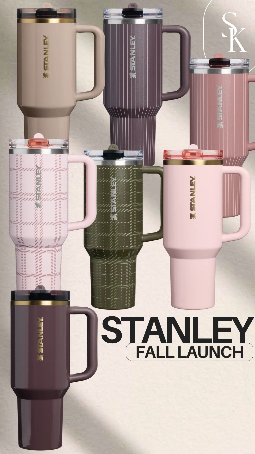 The new Fall @stanley_brand launch is live! Their quenchers are a must have for me! They keep your drink cold for hours. These would make great Christmas gifts too! #StanleyPartner