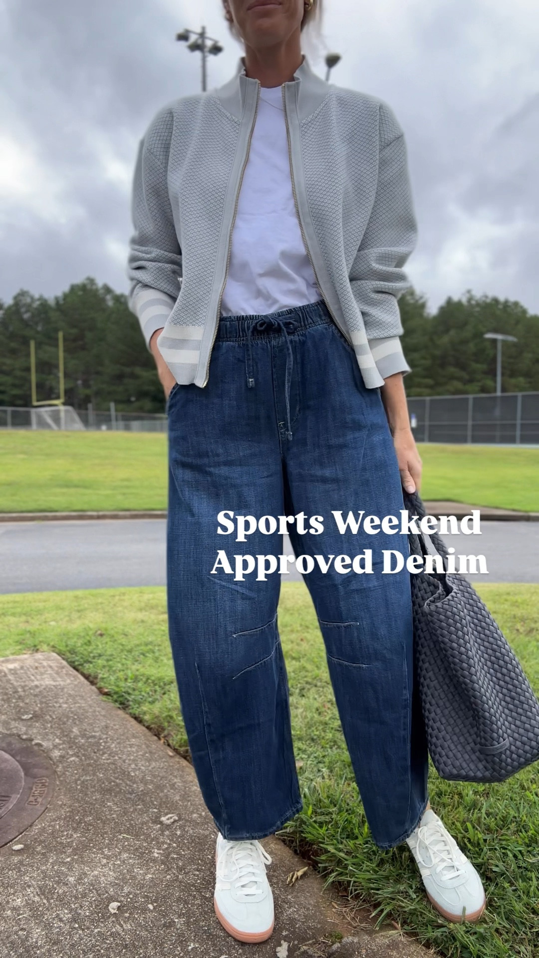 The only denim I have even considered wearing to watch baseball all day!! Seriously comfy and cute. Size small ( runs generous so order accordingly! ) 

#LTKFindsUnder100 #LTKVideo #LTKStyleTip