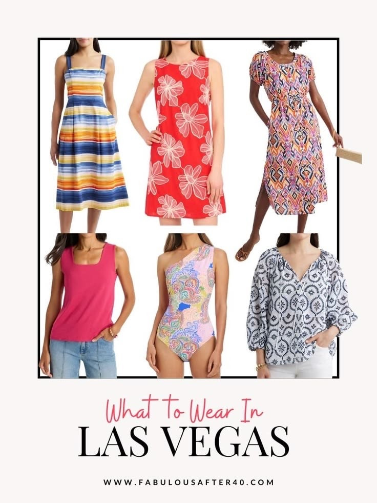 Packing for Las Vegas is always such a fun excuse to lean into a little extra sparkle and statement style. ✨🎲

I always like to think in “day to night” outfits when I’m heading there—something easy and comfortable for exploring during the day (think breezy dresses, linen sets, or cute co-ords), and then a few elevated pieces for evenings out. Vegas is definitely the place where a bit of glam feels right at home!

I love mixing effortless staples with something a little more bold—maybe a silky dress, a fun heel, or a statement bag—to instantly dress things up without overpacking.

#LTKSeasonal #LTKOver40 #LTKTravel