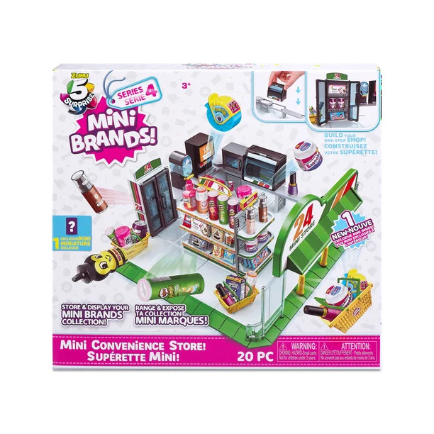 5 Surprise Mini Brands Convenience Store(S4) with 1 Exclusive Mini by ZURU - Walmart.com | Walmart (US)
