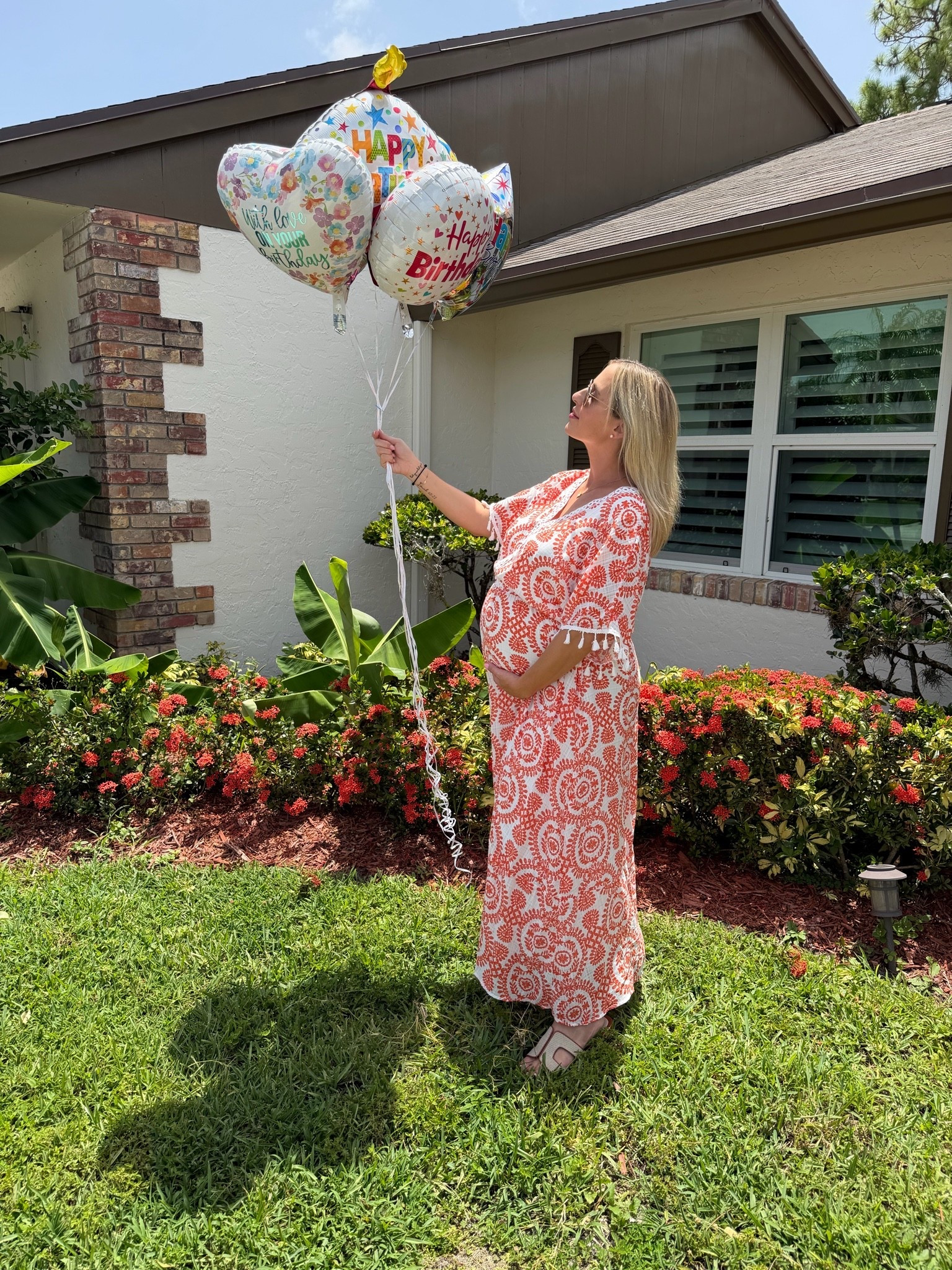 Maxi dress. Wearing xl at 31 weeks pregnant

#LTKootd #LTKSeasonal #LTKBump