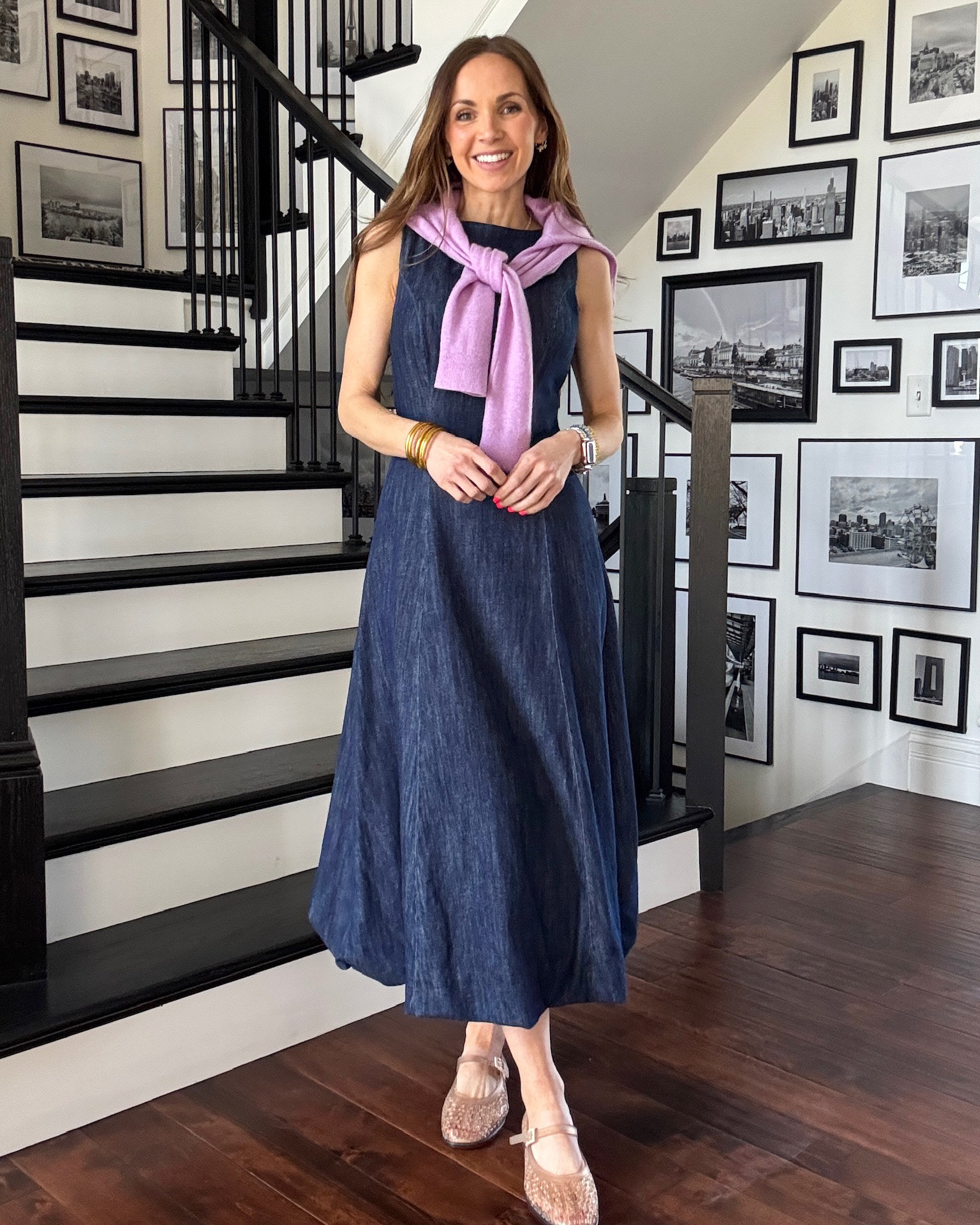 This classic denim dress from @Anthropologie is such a good fit! It will take you across multiple seasons

#LTKootd #LTKgrwm