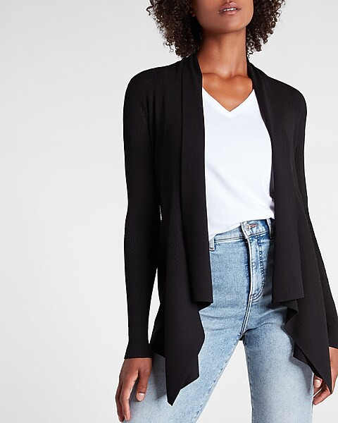 Draped Front Cardigan | Express