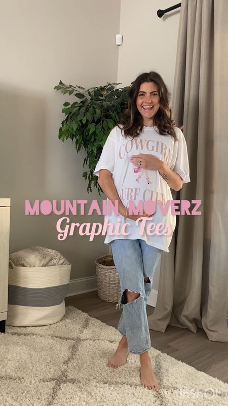Looking for the perfect graphic tees for summer… Style @mtnmoverz Graphic Tees with Me✨💕🤠🌊
•••
Use code: RACHEL20 at checkout
#mountainmoverz #mtnmoverz #graphictees #graphicsweatshirts #bumpfriendly #mama #outfitinspo #summer #style #summertime 

#LTKstyletip #LTKbump #LTKVideo