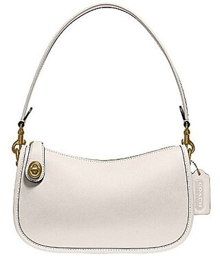 COACH The Coach Originals Swinger Leather Shoulder Bag - Chalk | Dillard's