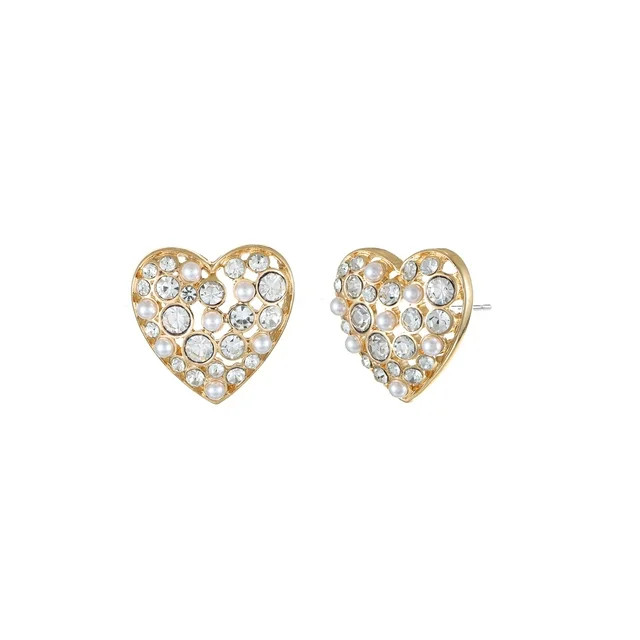 Packed Party Heart Cluster Earrings | Walmart (US)