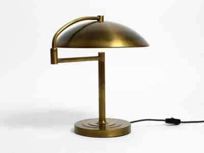 Antique Maritime Large Mid-Century Modern Brass Table Lamp With Swivel Joint | eBay | eBay US