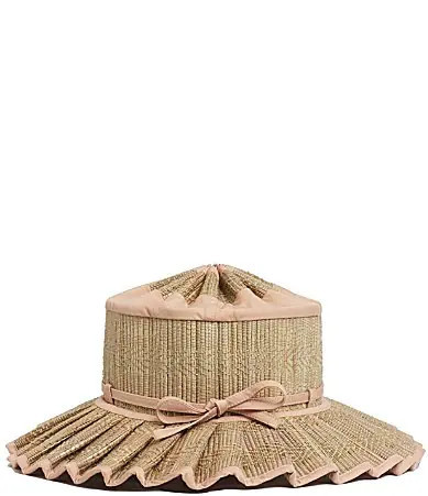 Lorna Murray Sumatra Island Vienna Weave Pleated Sun Hat - L | Dillard's