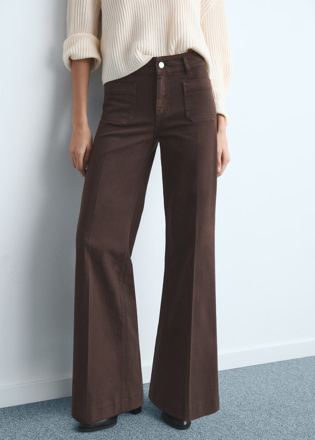 Wide-leg jeans with pockets | Mango (US/MX/AU)