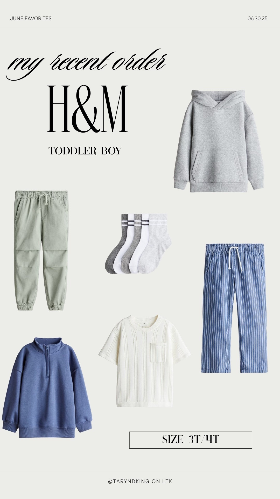 Recent h&m order for my toddler boys 

#LTKStyleTip #LTKKids