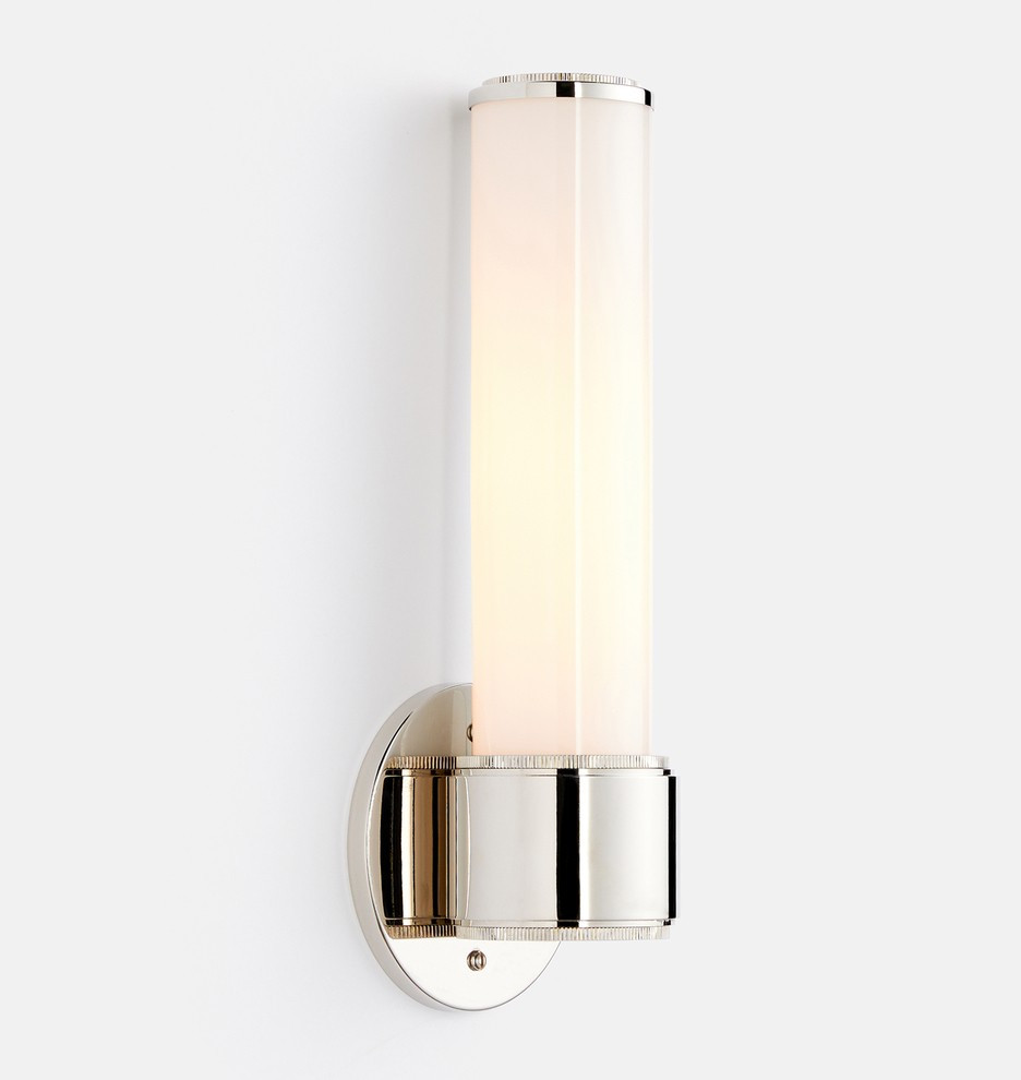 Rigdon Single Tube Wall Sconce | Rejuvenation