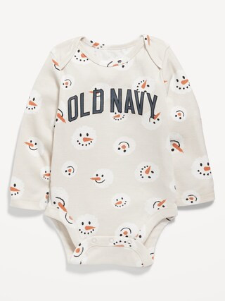 Unisex Long-Sleeve Graphic Bodysuit for Baby | Old Navy (US)