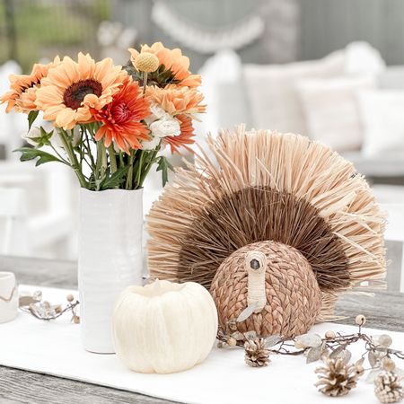 Hosting Thanksgiving or Friendsgiving?  Now is the time to be figuring out your table scape and centerpieces!  #thanksgivingtable #friendsgivingtable #outdoordining 

#LTKHoliday #LTKSeasonal #LTKhome