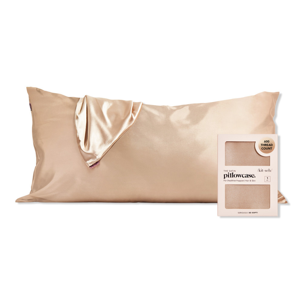Kitsch Satin King Pillowcase - Champagne | Ulta
