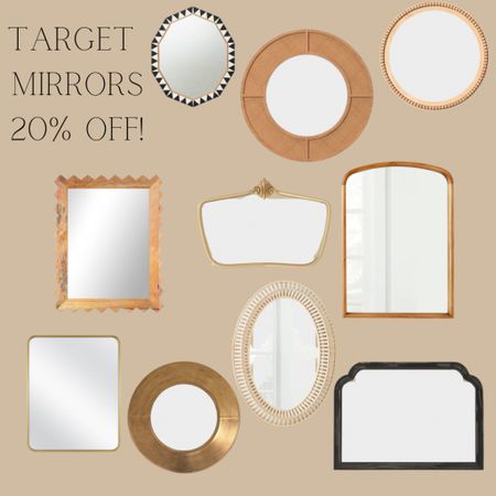 Last day of Target Sale! Best day! Dont miss these major discounted wall mirrors that are AT LEAST 20% off! 

#LTKFind #LTKhome