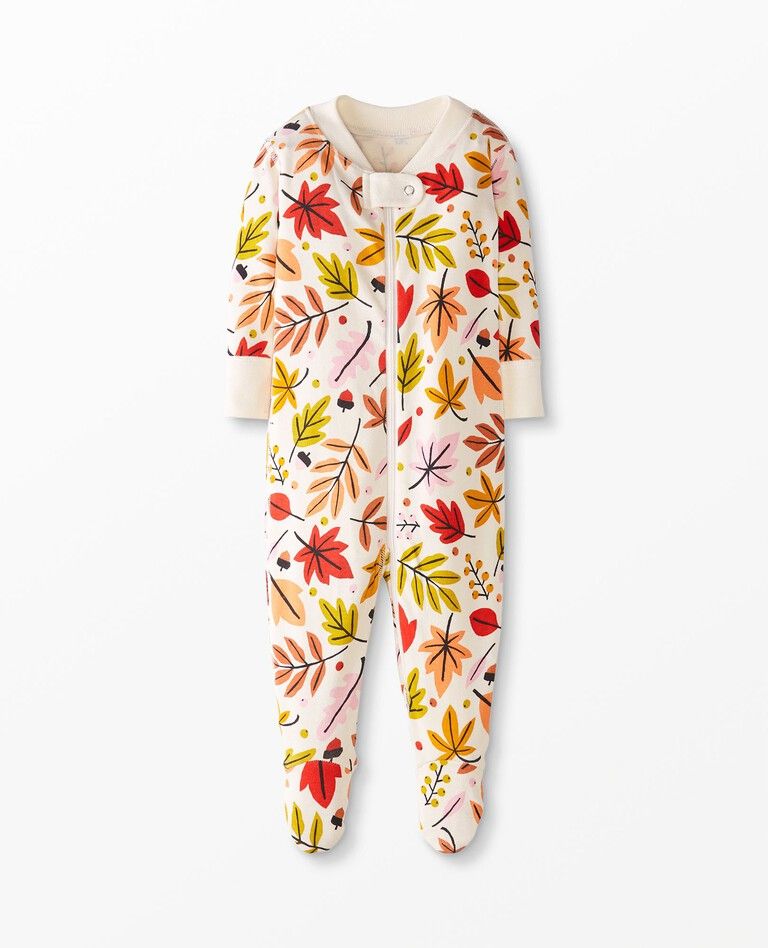 Baby Zip Footed Sleeper In Organic Cotton | Hanna Andersson