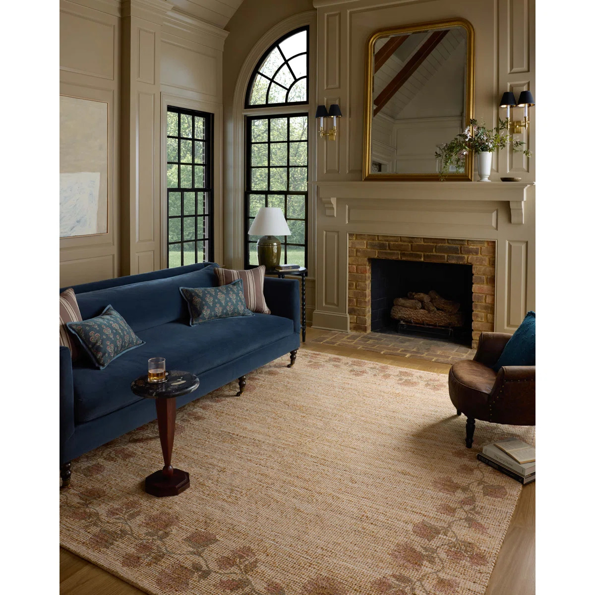 Chris Loves Julia x Loloi Rue Natural / Multi Area Rug | Wayfair North America