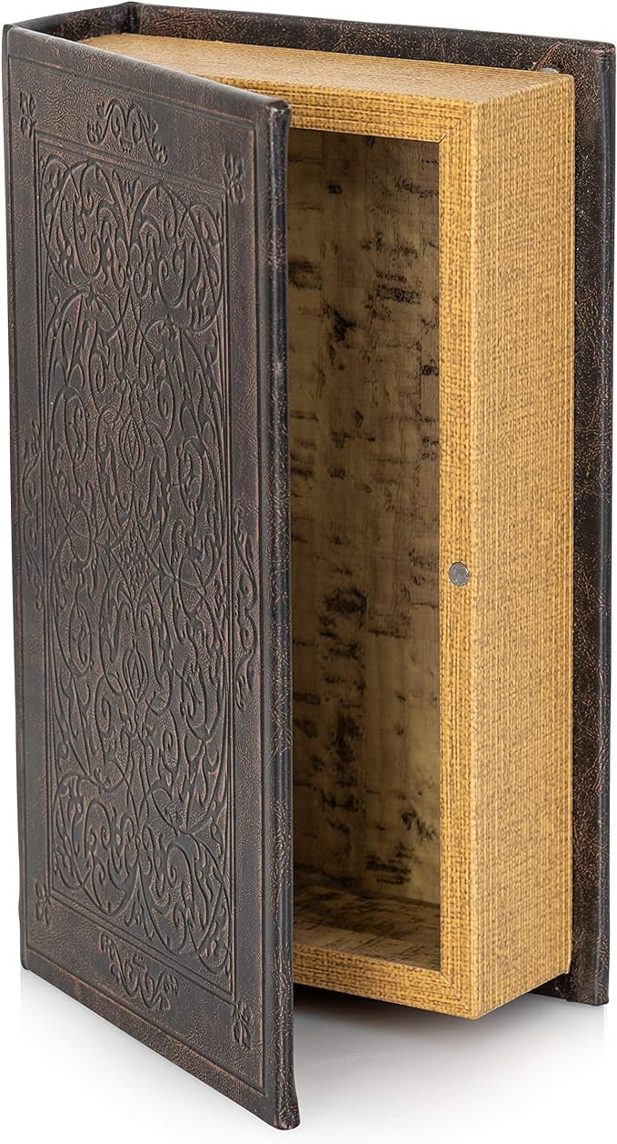 Maxam Small Faux Book Safe, A Fun Way to Hide and Protect Your Valuables | Amazon (US)