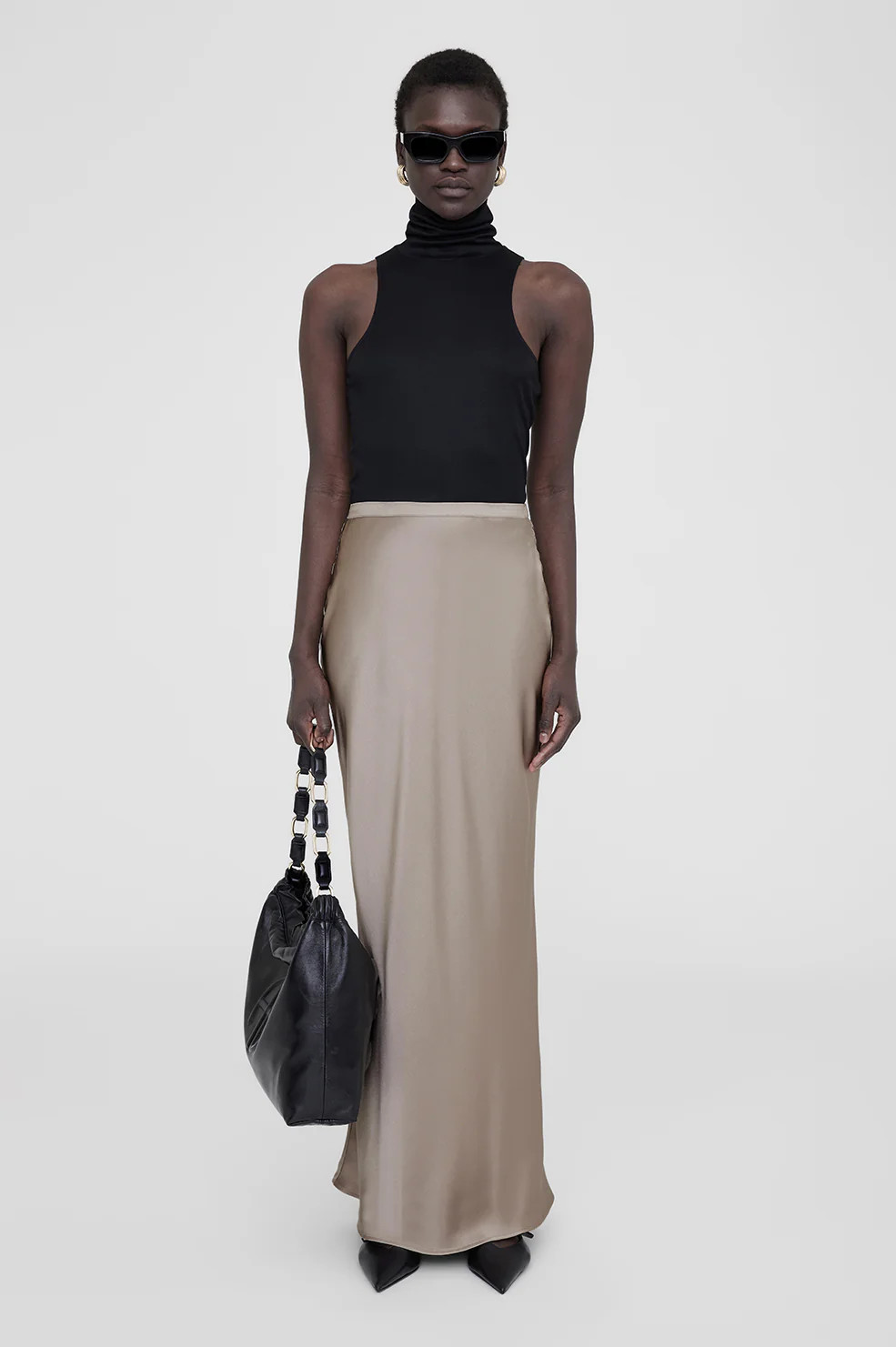 Bar Silk Maxi Skirt | Anine Bing