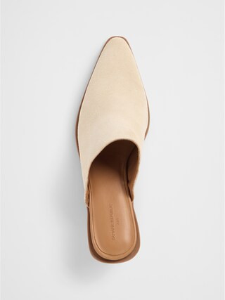 Leather Heeled Mule | Banana Republic Factory