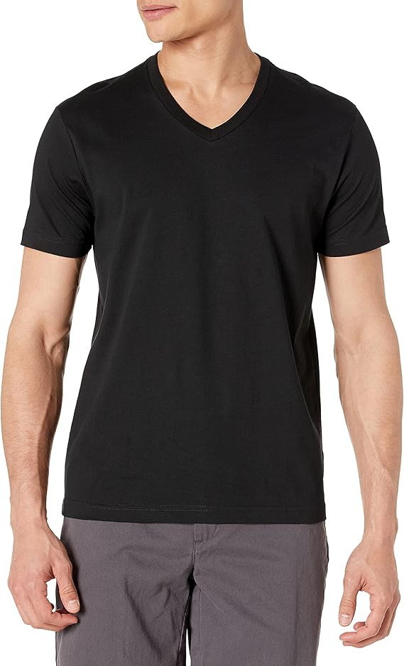 Goodthreads Men's Short-Sleeve V-Neck Cotton T-Shirt | Amazon (US)