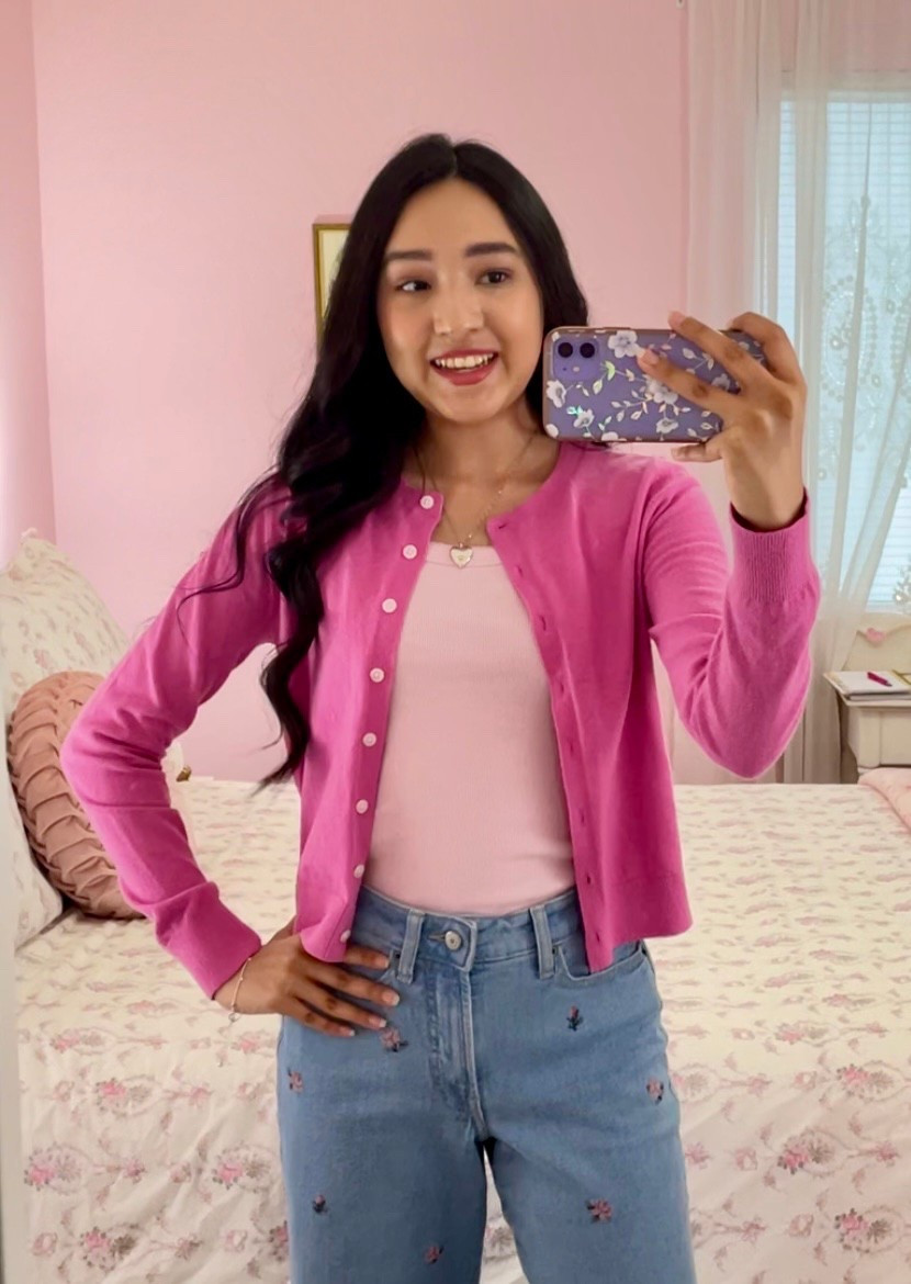 Pink Spring outfit 🩷

Love styling cardigans in the spring, this pink one adds such a darling pop of color! 🎀

#LTKSeasonal #LTKStyleTip #LTKFindsUnder100