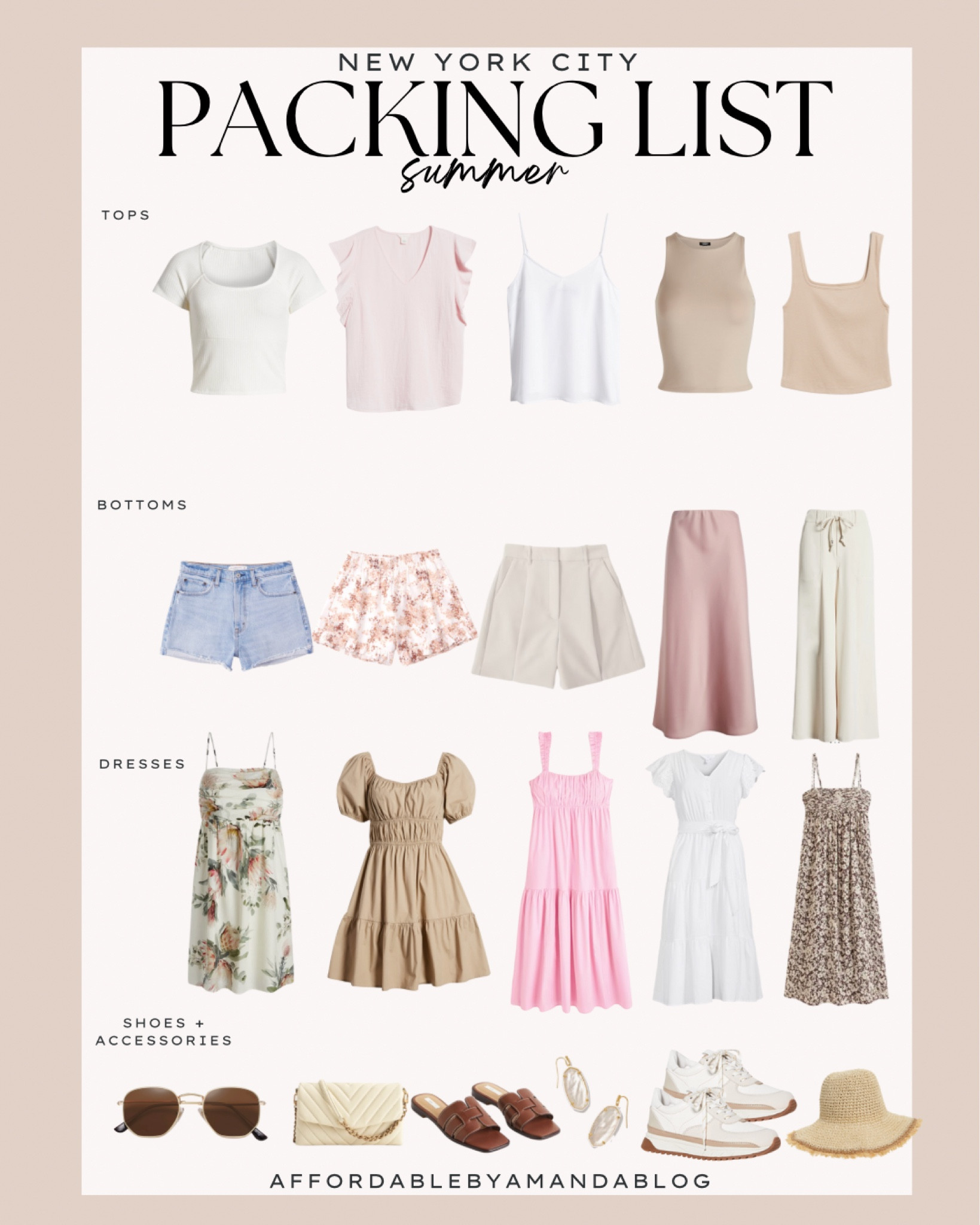 New York City packing list for a summer trip #packinglist 

#LTKunder50 #LTKsalealert #LTKFind