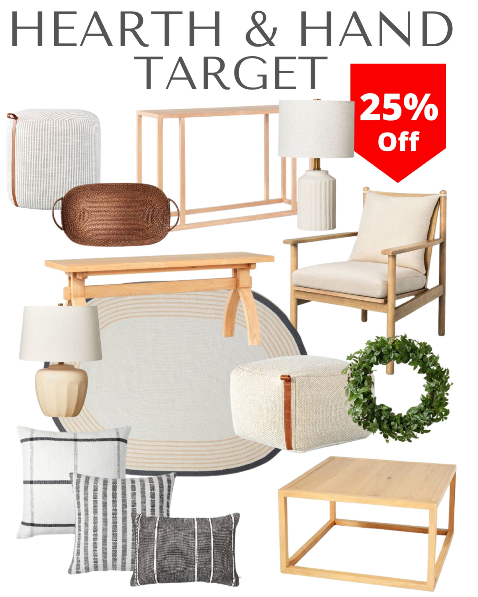 Target Hearth & Hand Magnolia furniture and decor is all 25% off!

Living room furniture 
Living room decor 
Bedroom decor
Armchair 
Area rug
Throw pillows
Console table 
Table lamp

#LTKstyletip #LTKhome #LTKsalealert