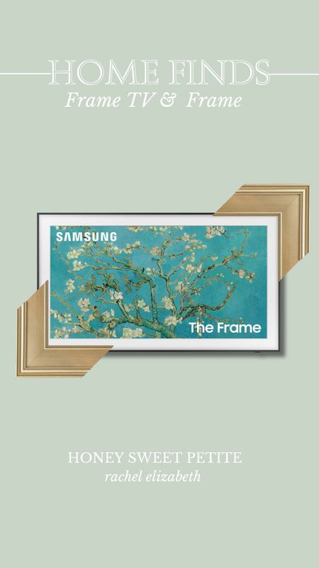 Frame tv and frame! Love the way this looks in our home!! 
Frame color is antique gold 

Samsung 
Frame tv 
Home decor 
Living room
Primary bedroom
Master bedroom 

#LTKhome #LTKU #LTKstyletip