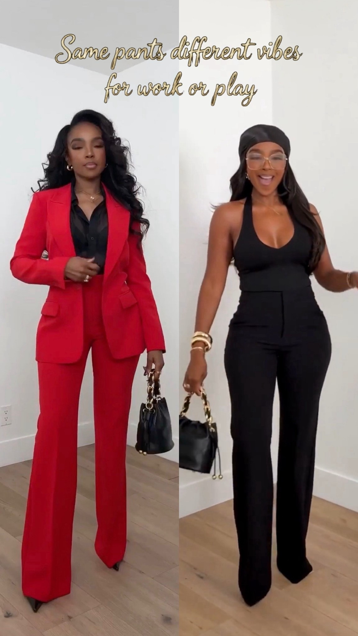 Scroll to shop these versatile tailored pants styled two ways—one polished with a structured blazer for work, and one styled down with a fitted top for an elevated off-duty vibe. This is the kind of staple piece you can wear on repeat, styled multiple ways so the cost per wear keeps dropping.

Perfect for work, meetings, date nights, dinners, or transitioning from office to evening plans.

5'4" | 138 lbs | 34D bust | 27" waist | 40" hips

Follow me on Instagram and YouTube @kirasfashionfinds

#LTKgrwm #LTKvlog #LTKootd