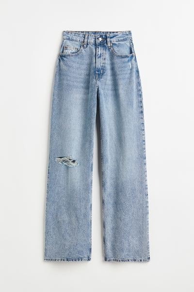 Loose Straight High Jeans | H&M (US + CA)