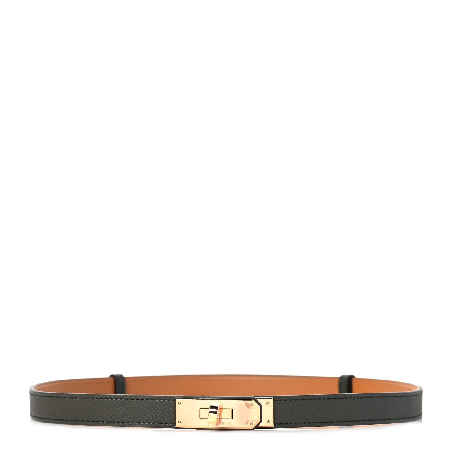 HERMES Epsom Kelly Belt Etain | FASHIONPHILE (US)