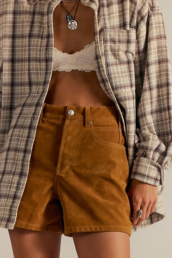 We The Free Tippi Vegan Suede Shorts | Free People (Global - UK&FR Excluded)