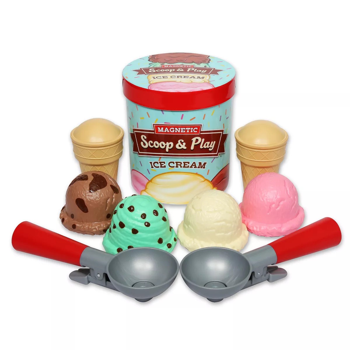 Popular Playthings Magnetic Scoop & Play Ice Cream | Target