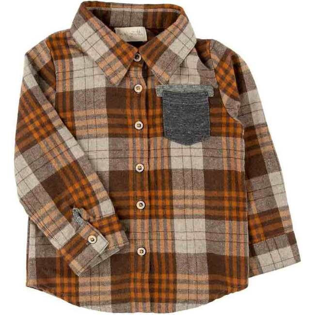 Jacob Button Up, Hazelnut | Maisonette